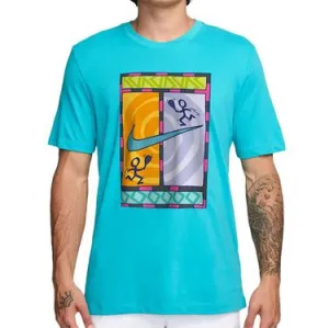 Nike Men's Court Tee Shirt  HJ3470-345 Clothing Nike Men