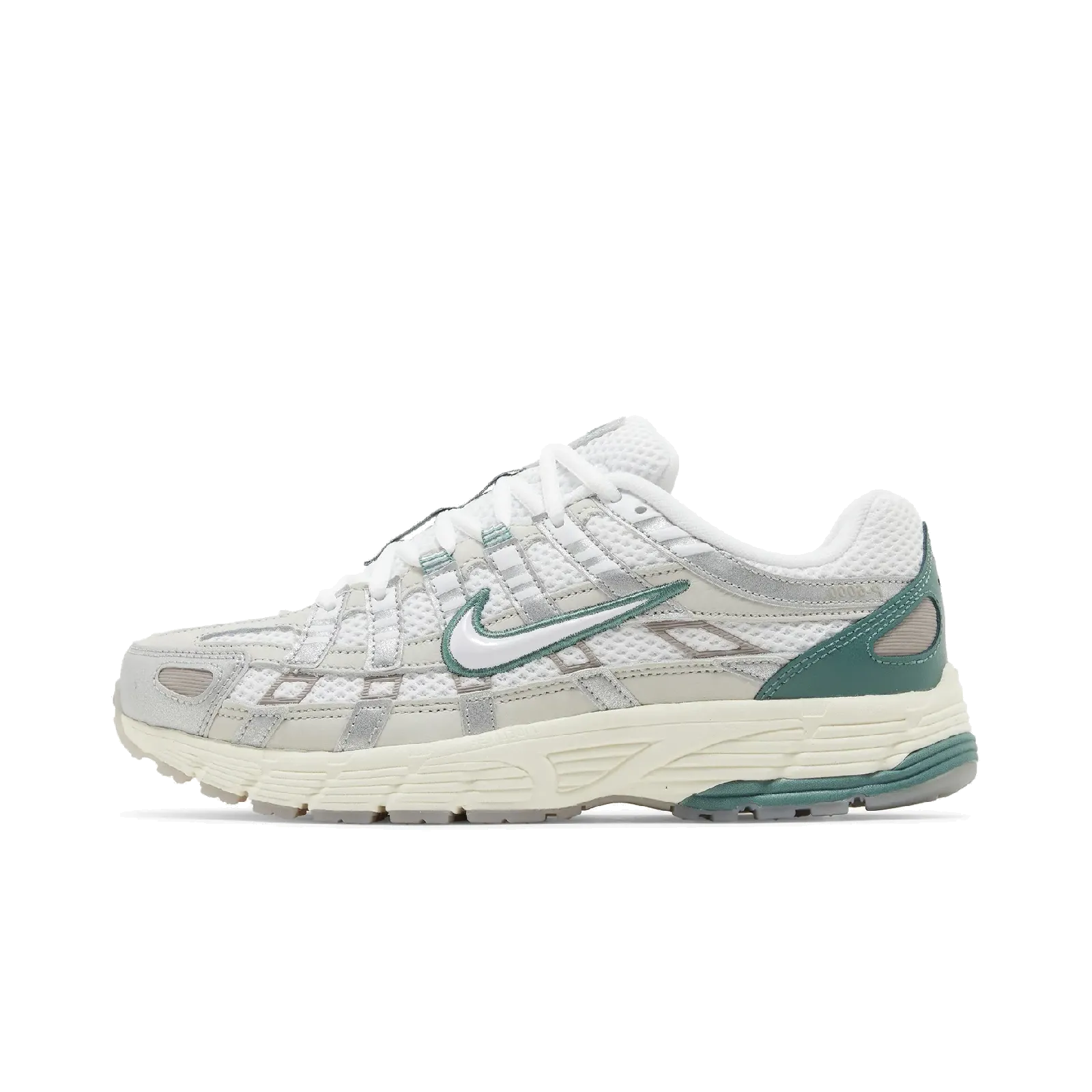 Nike P-6000 Premium Light Bone Bicoastal Green Nike sporty look with timeless feel