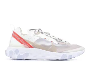 Nike React Element 87 Sail Light Bone Nike athletic shoes with flyknit design