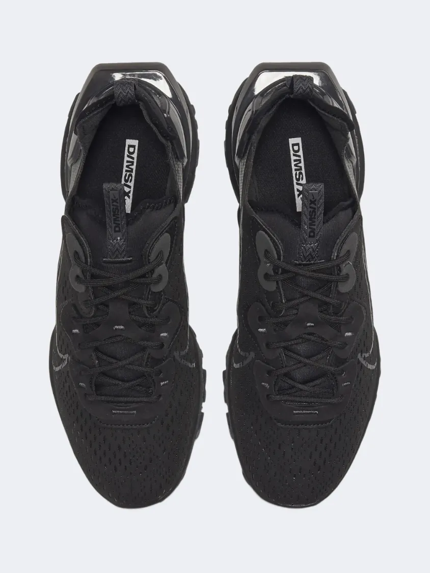 Nike React Vision Men Lifestyle Sneakers Black/Anthracite Mens Urban Style Comfort Shoes