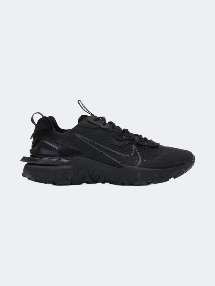 Nike React Vision Men Lifestyle Sneakers Black/Anthracite Essential mens casual shoes for comfort