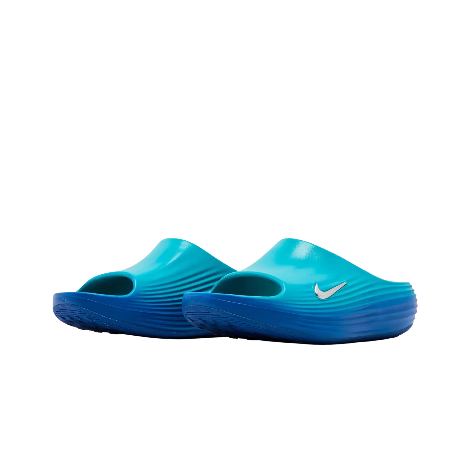 Nike ReactX Rejuven8 Slide Dusty Cactus Game Royal Nike Everyday Cushioned Shoes