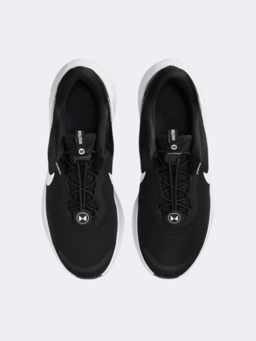 Nike Reolution 7 Flyease Men Running Shoes Black/White Mens Urban Style Comfort Shoes