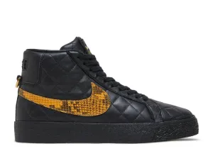 Nike SB Blazer Mid QS Supreme Black Nike athletic shoes with flyknit design