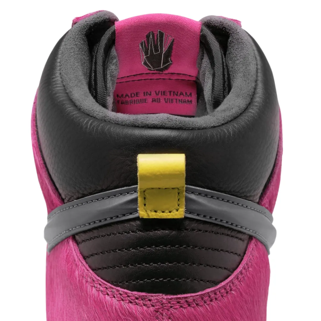 Nike SB Dunk High QS Run The Jewels Active Pink Black Iconic Sneakers