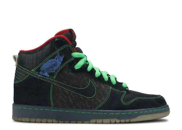 Nike SB Dunk High Twin Peaks (WORN) Nike athletic shoes with flyknit design