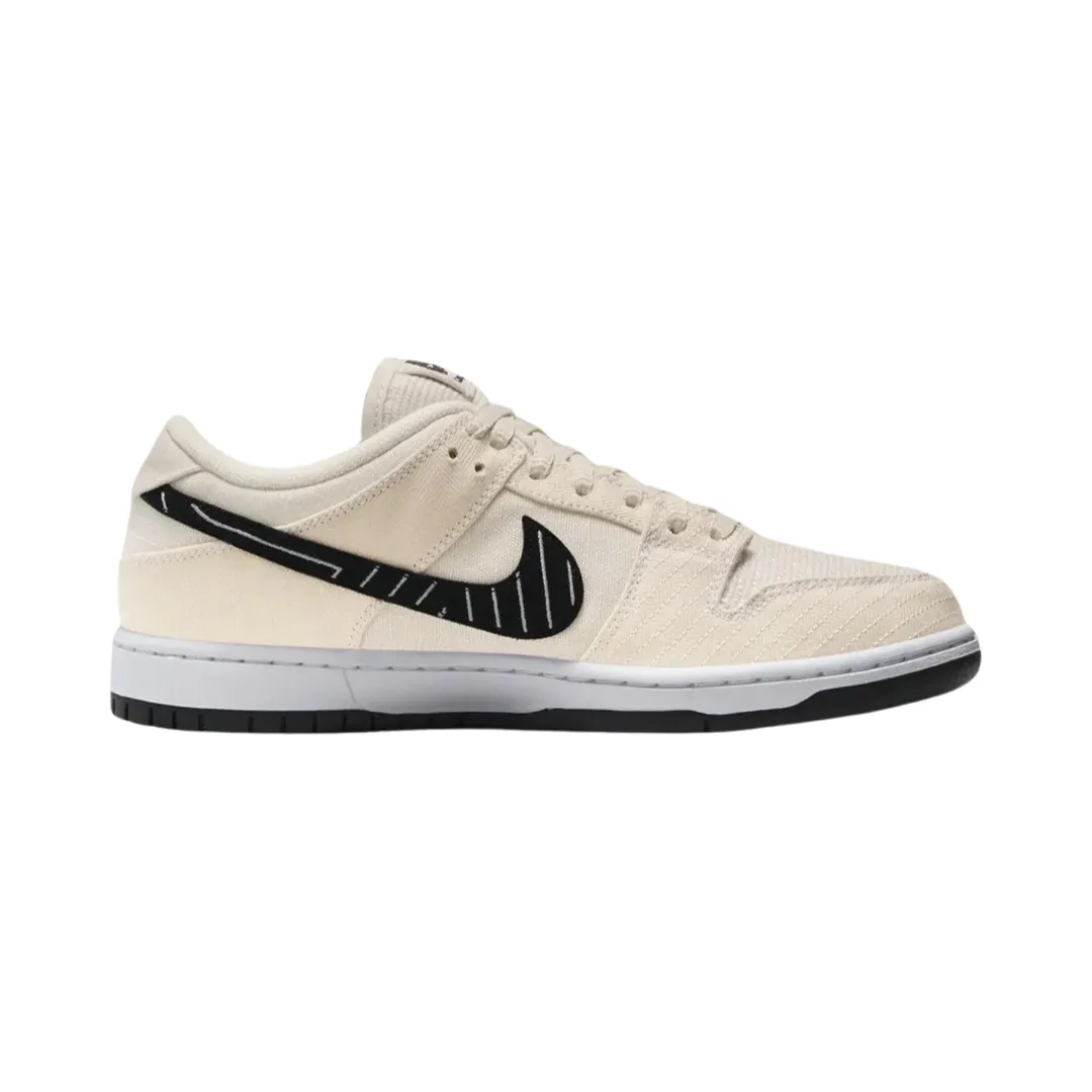 Nike SB Dunk Low Albino & Preto Fossil Black Iconic Sneakers