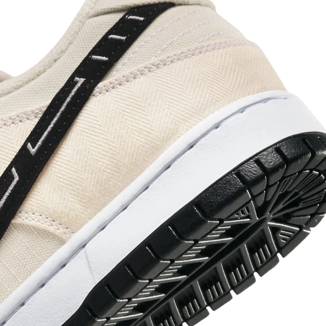 Nike SB Dunk Low Albino & Preto Fossil Black Iconic Sneakers