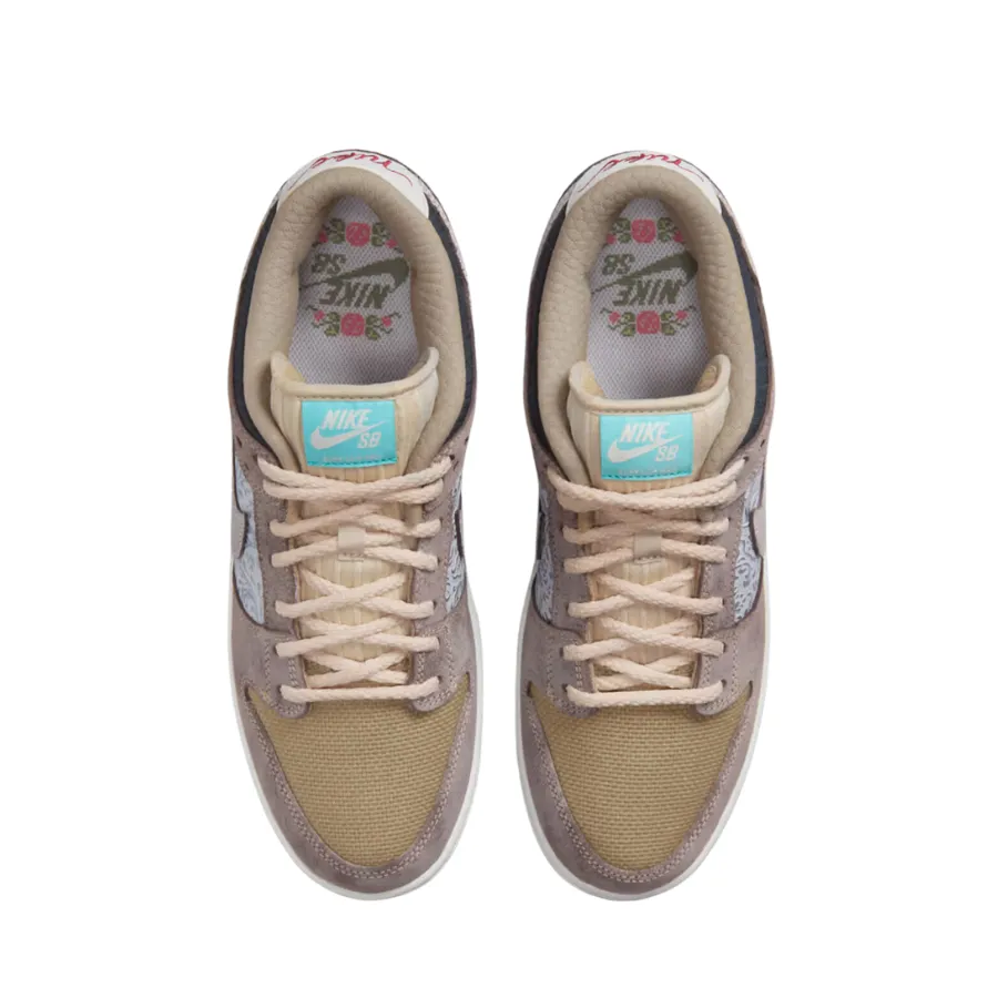 Nike SB Dunk Low Big Money Savings Baroque Brown Summit White Sanddrift Dark Smoke Grey Paradise Aqua Iconic Sneakers