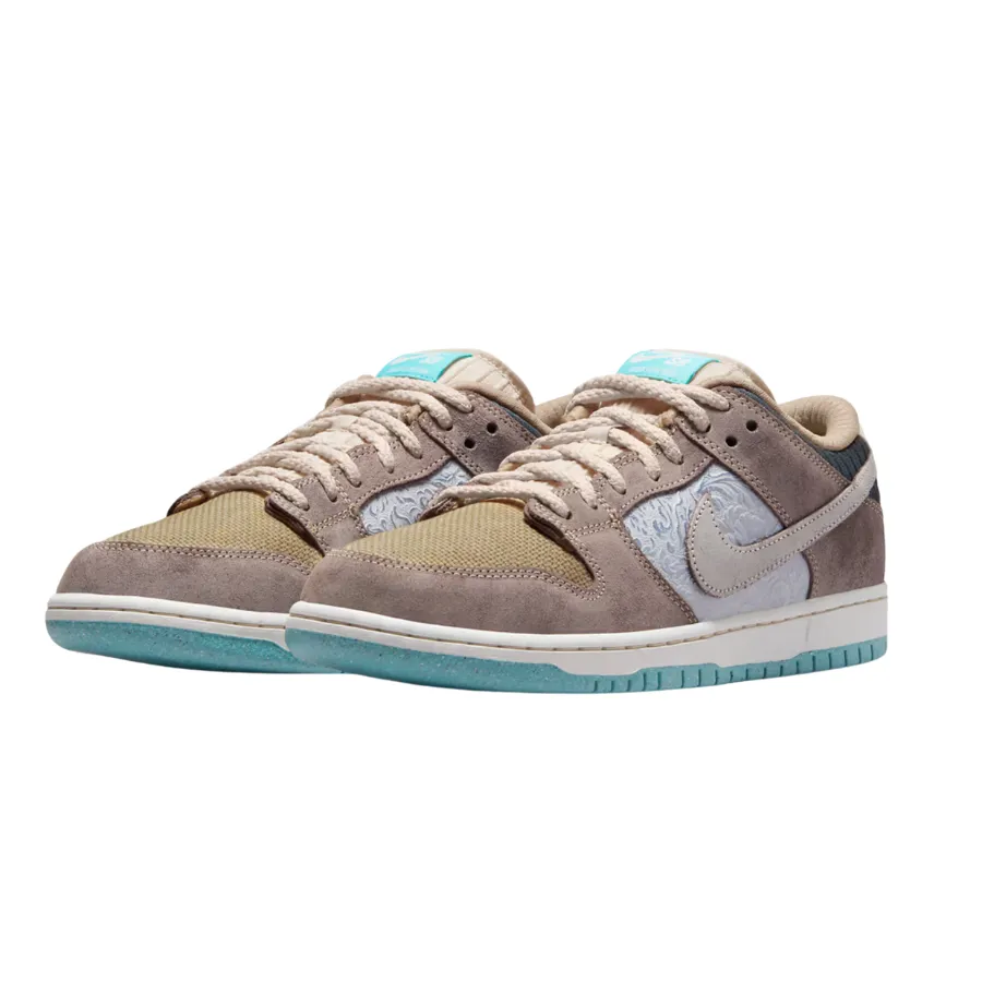 Nike SB Dunk Low Big Money Savings Baroque Brown Summit White Sanddrift Dark Smoke Grey Paradise Aqua Iconic Sneakers