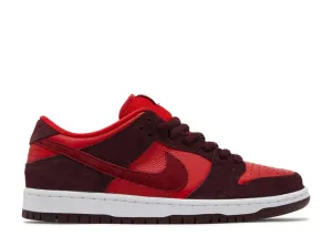 Nike SB Dunk Low Cherry (WORN) Nike athletic shoes with flyknit design