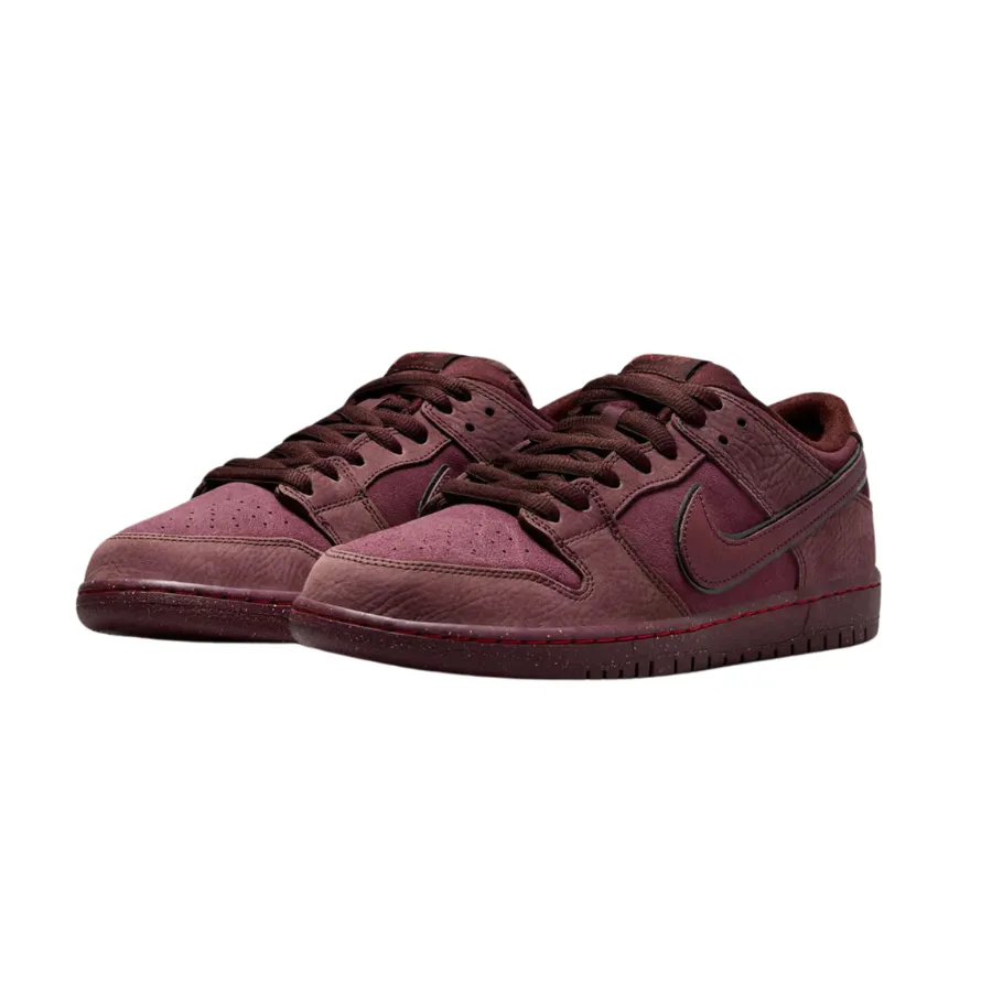Nike SB Dunk Low City Of Love Burgundy Crush Dark Team Red Earth Dark Pony University Red Iconic Sneakers