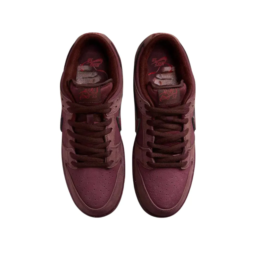 Nike SB Dunk Low City Of Love Burgundy Crush Dark Team Red Earth Dark Pony University Red Iconic Sneakers