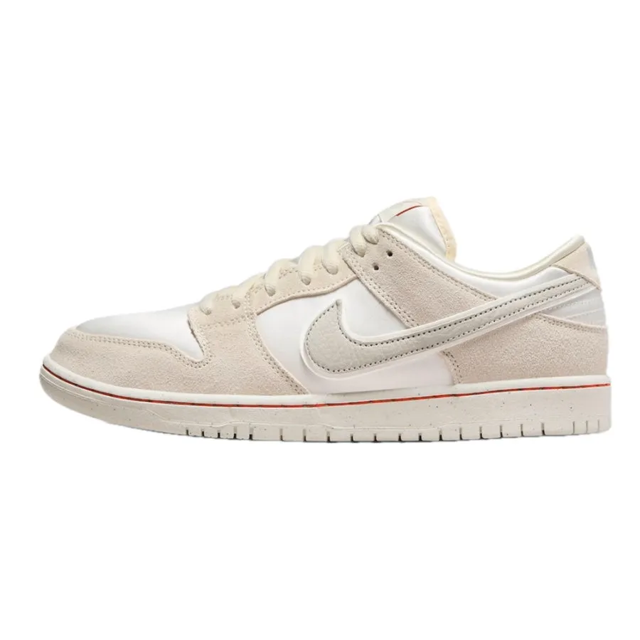 Nike SB Dunk Low City of Love Light Bone Coconut Milk Light Bone Phantom University Red Sail Nike Dunk sneakers with classic silhouette