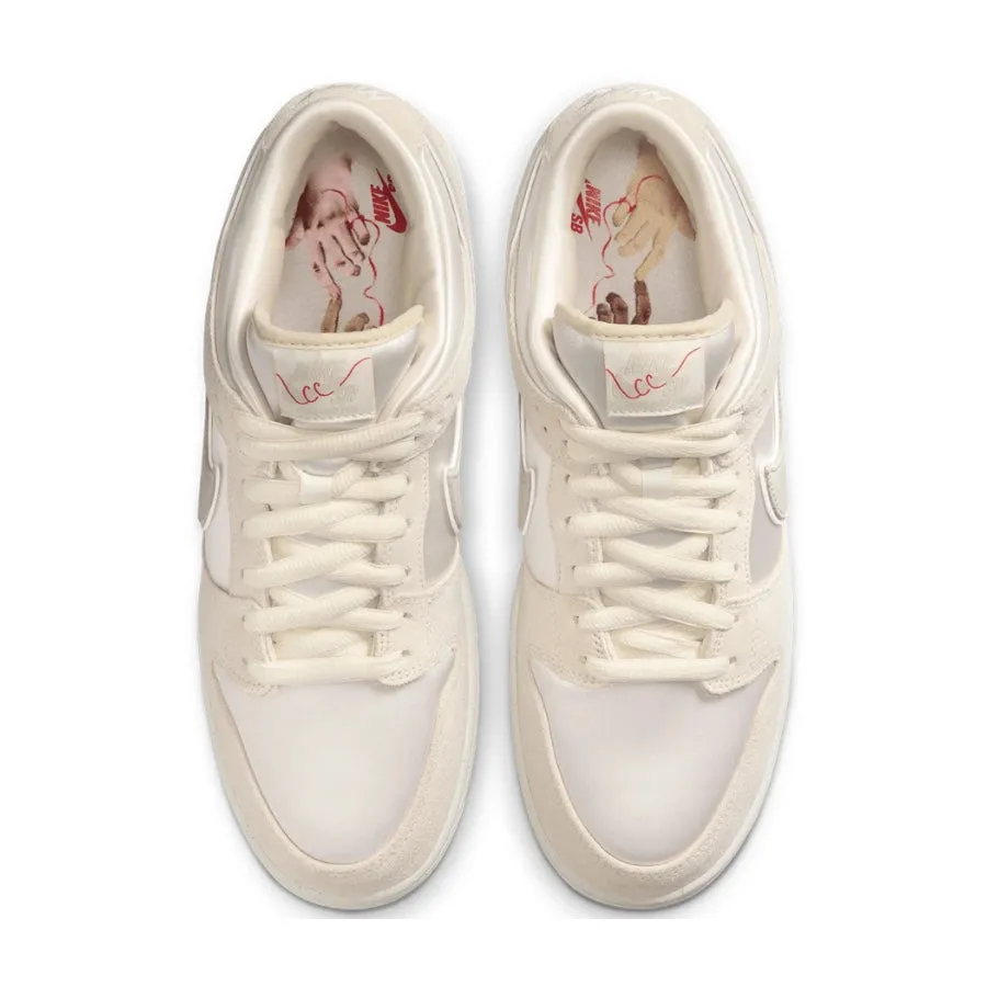 Nike SB Dunk Low City of Love Light Bone Coconut Milk Light Bone Phantom University Red Sail Iconic Sneakers