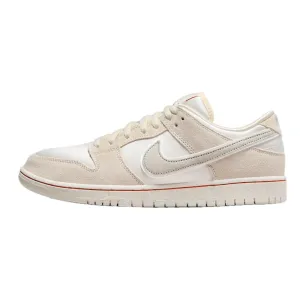 Nike SB Dunk Low City of Love Light Bone Coconut Milk Light Bone Phantom University Red Sail Nike Dunk sneakers with classic silhouette