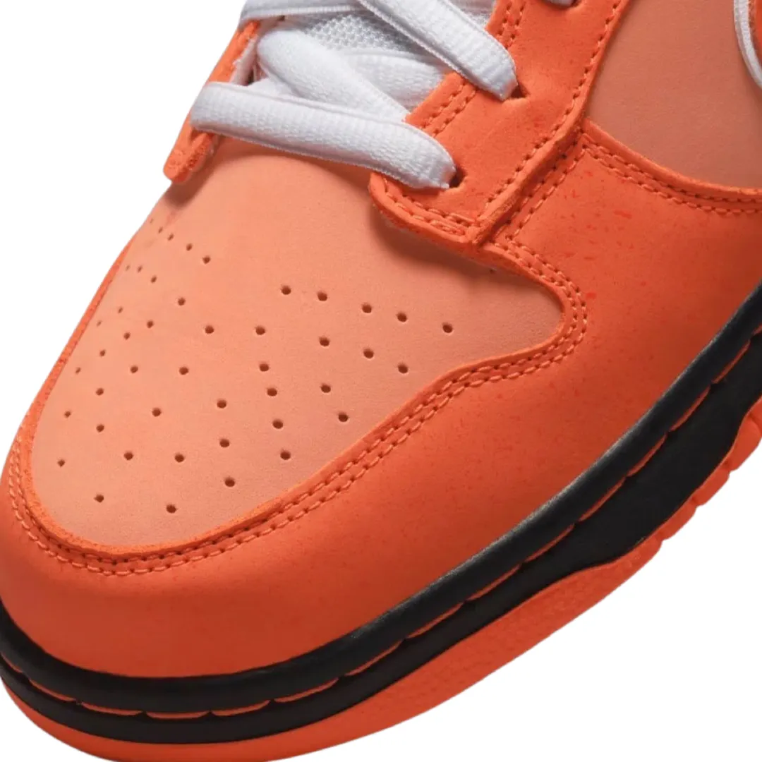 Nike SB Dunk Low Concepts Orange Lobster Normal Box Orange Frost Electro Orange White Iconic Sneakers