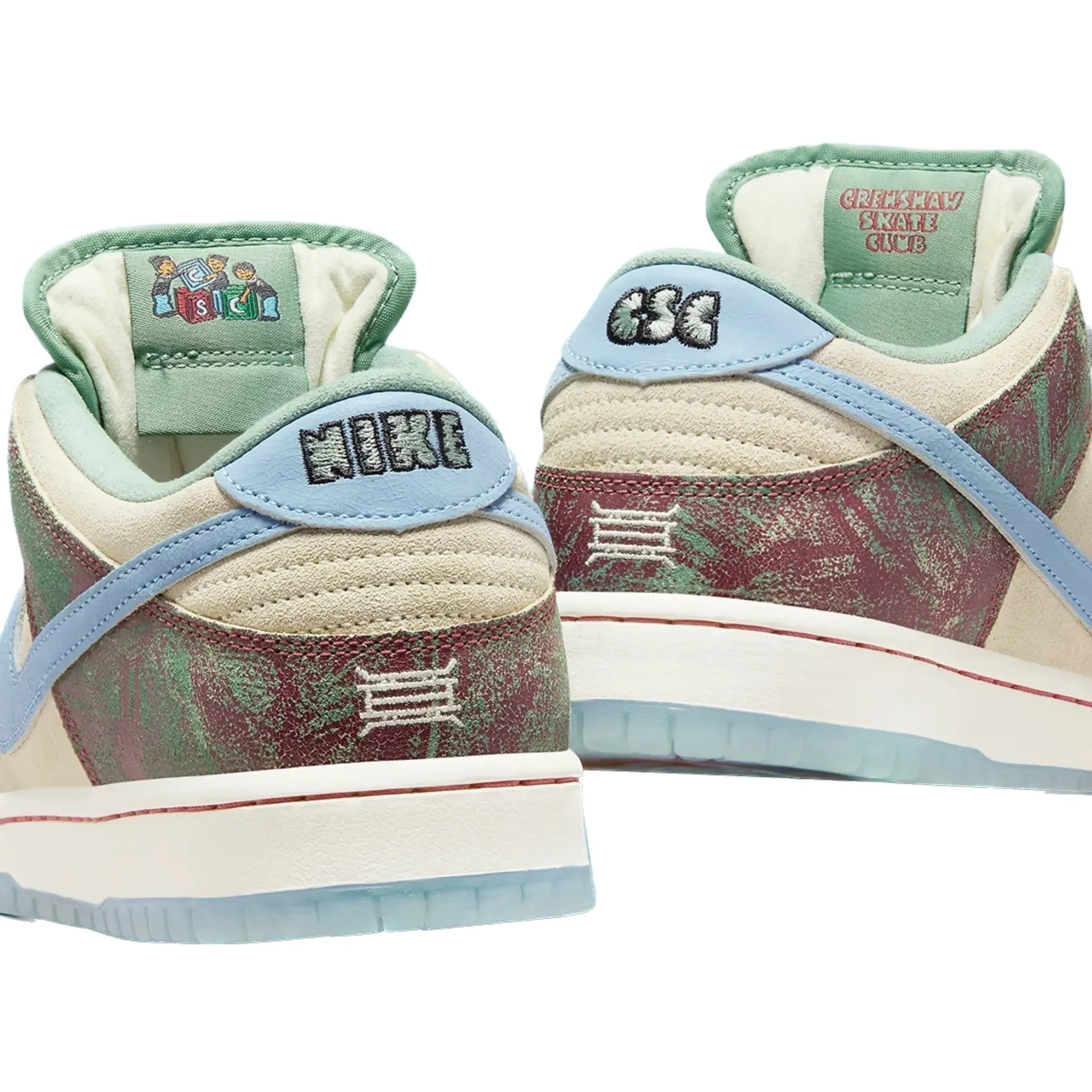 Nike SB Dunk Low Crenshaw Skate Club Sail Light Blue Cedar Iconic Sneakers