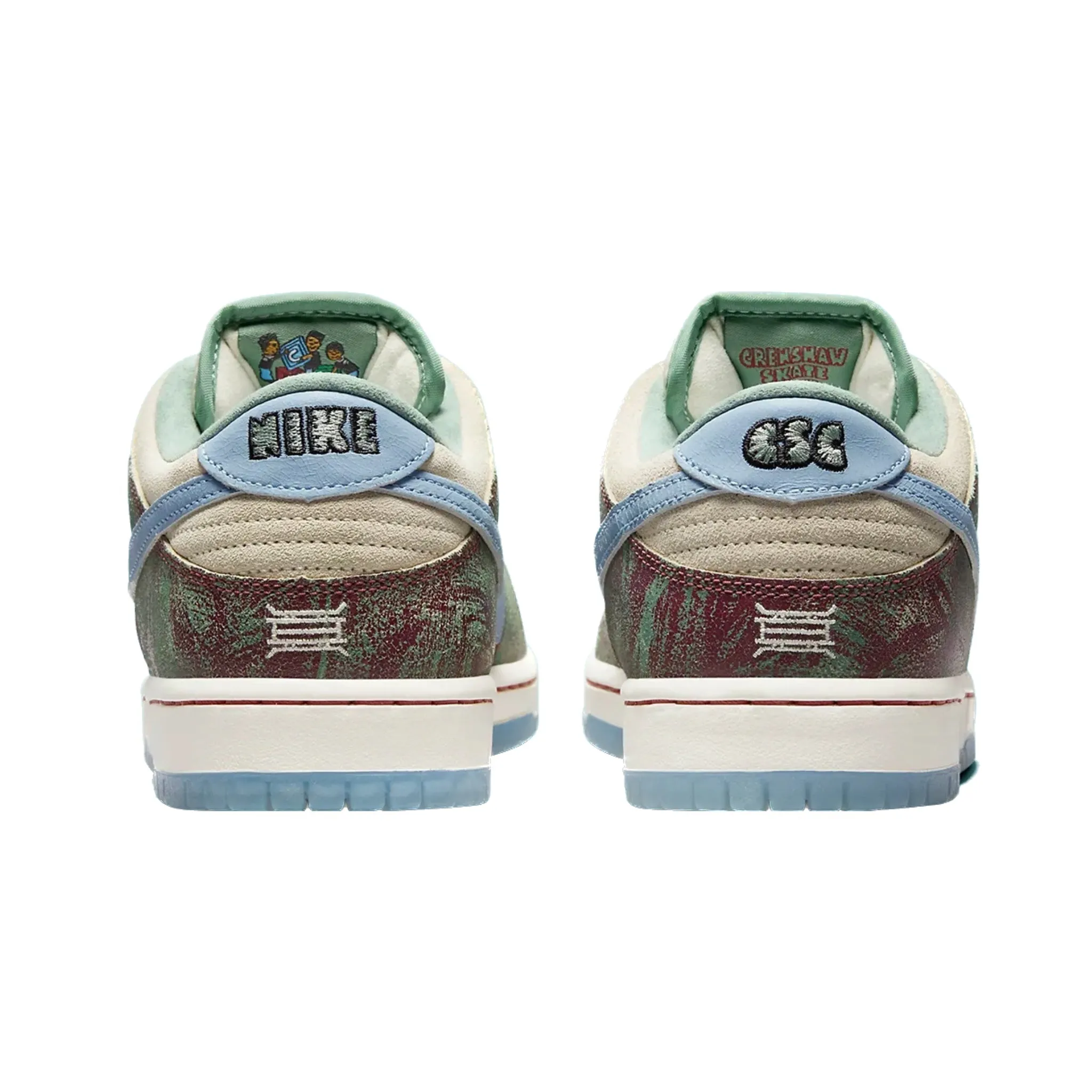 Nike SB Dunk Low Crenshaw Skate Club Sail Light Blue Cedar Iconic Sneakers