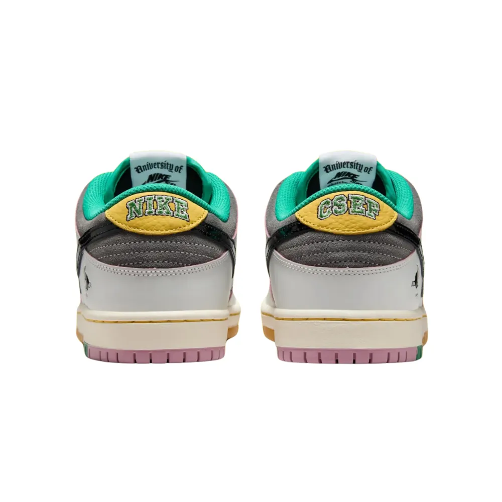 Nike SB Dunk Low CSEF Summit White Black White Iron Grey Clear Emerald Bucktan Iconic Sneakers