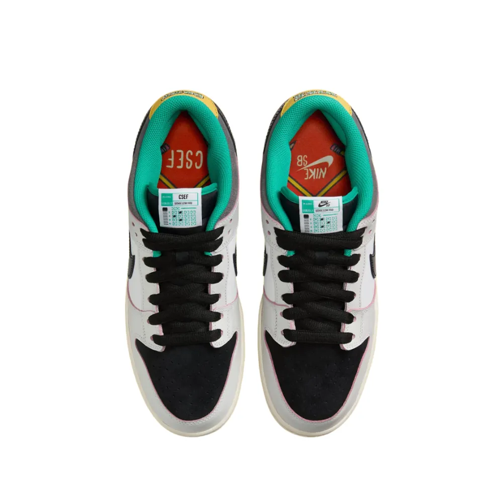 Nike SB Dunk Low CSEF Summit White Black White Iron Grey Clear Emerald Bucktan Iconic Sneakers