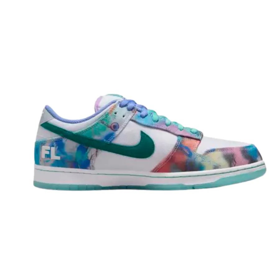 Nike SB Dunk Low Futura Laboratories Bleached Aqua Geode Teal White Iconic Sneakers