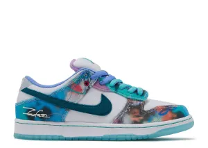 Nike SB Dunk Low Futura Laboratories Bleached Aqua (WORN) Nike sporty look with timeless feel