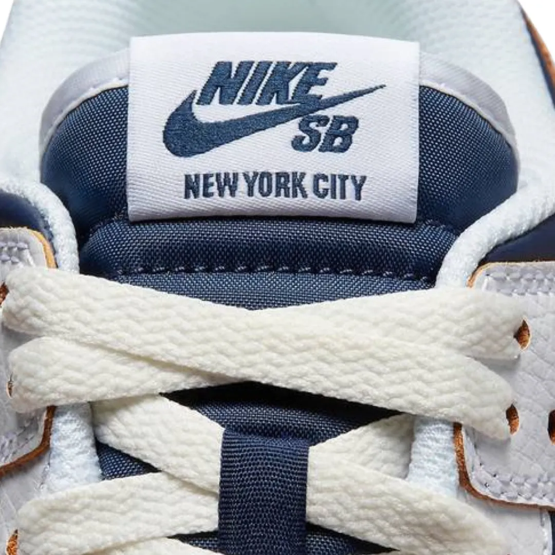 Nike SB Dunk Low HUF New York City White Vast Grey Midnight Navy Iconic Sneakers