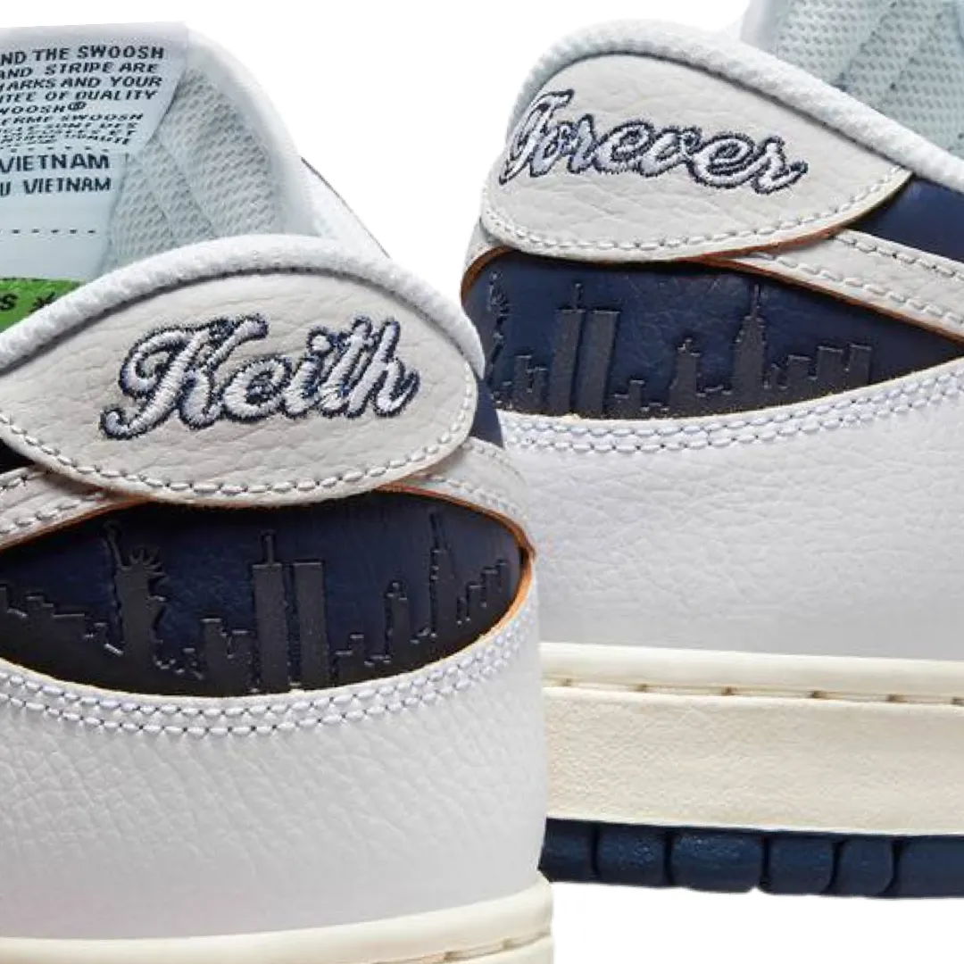 Nike SB Dunk Low HUF New York City White Vast Grey Midnight Navy Iconic Sneakers