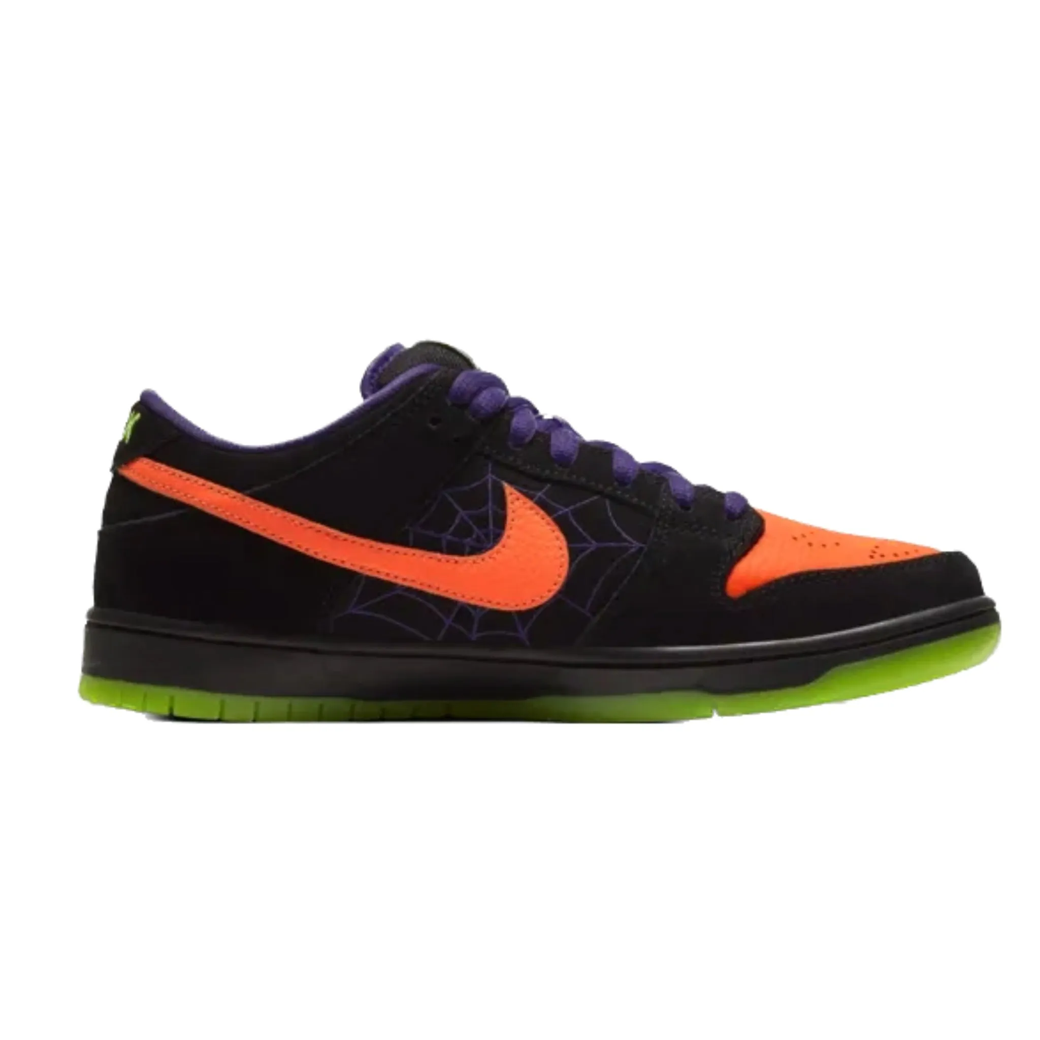 Nike SB Dunk Low Night of Mischief Halloween Black Orange Purple Electric Green Iconic Sneakers