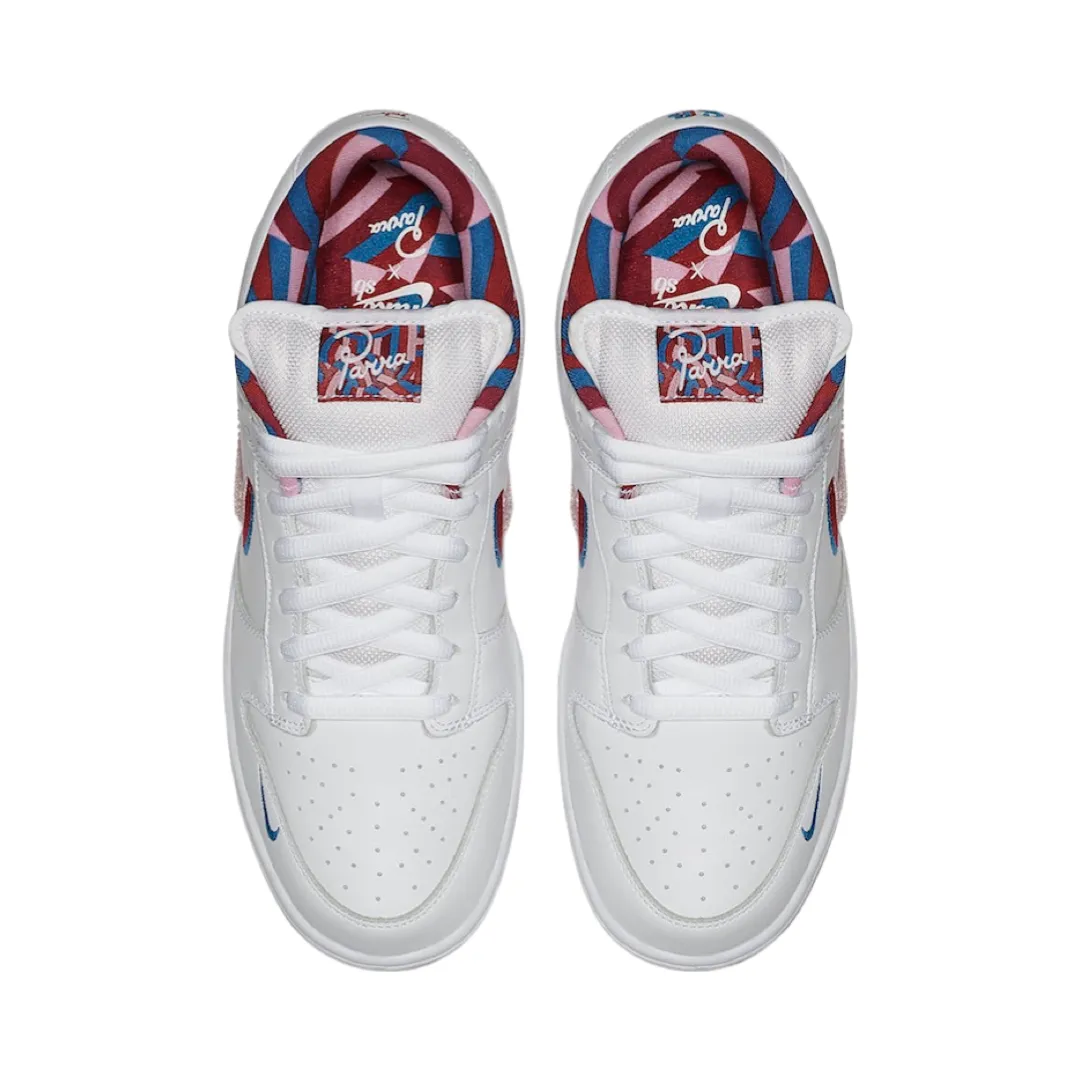 Nike SB Dunk Low Parra White Red Pink Iconic Sneakers