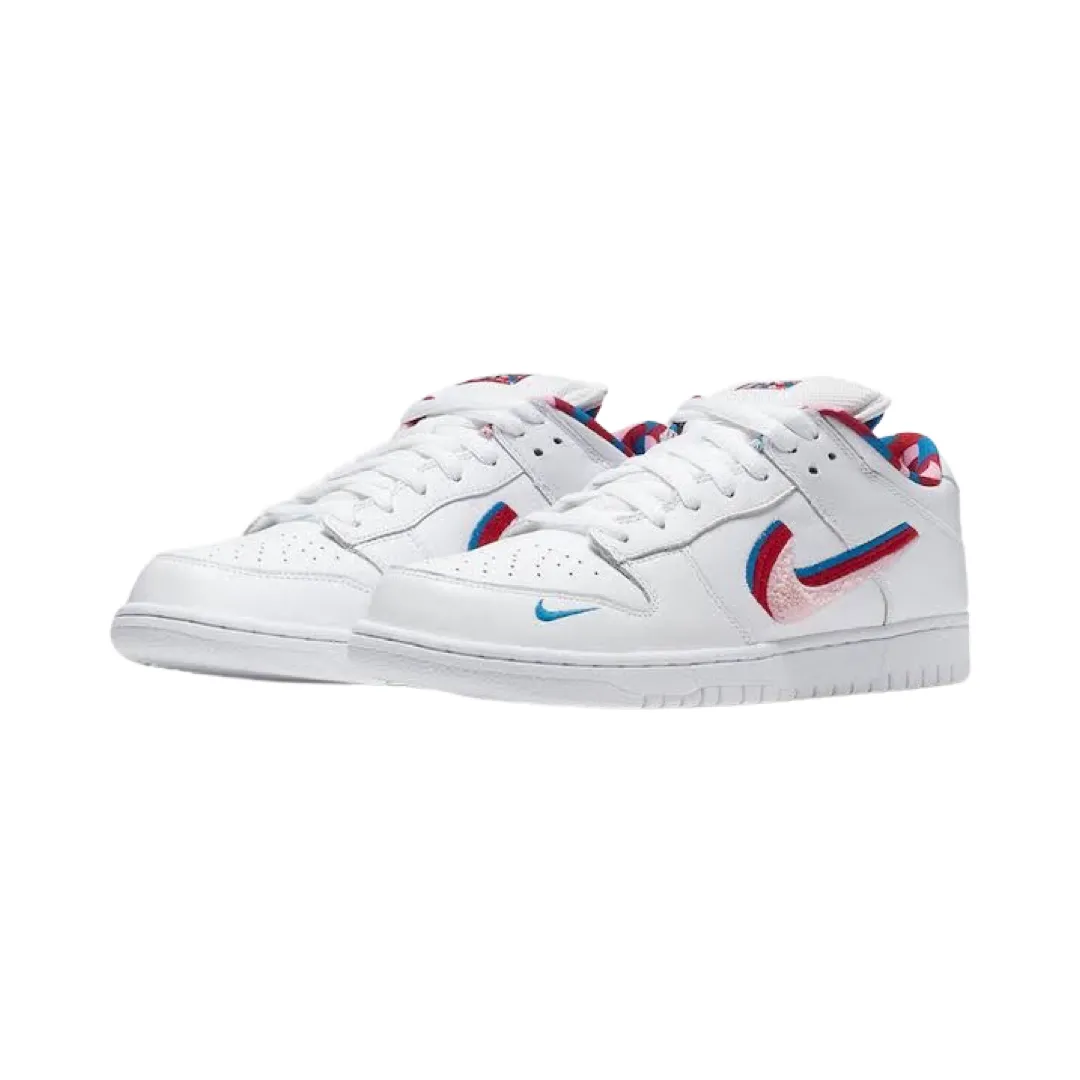 Nike SB Dunk Low Parra White Red Pink Iconic Sneakers