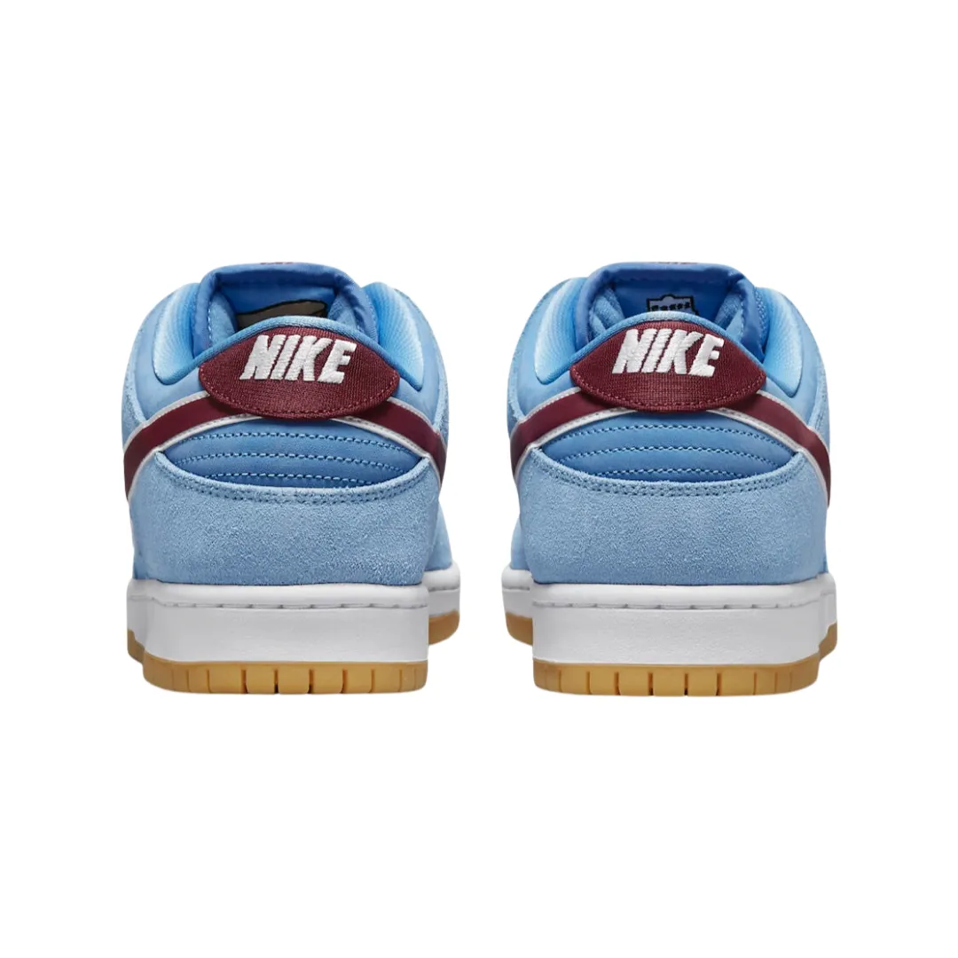 Nike SB Dunk Low Philadelphia Phillies Valor Blue Team Maroon White Gum Iconic Sneakers