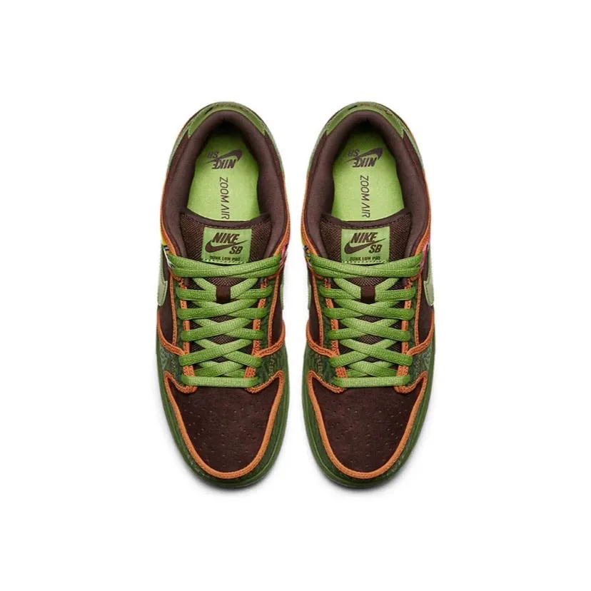 Nike SB Dunk Low Premium DLS SB QS De La Soul Safari Altitude Green Baroque Brown Iconic Sneakers