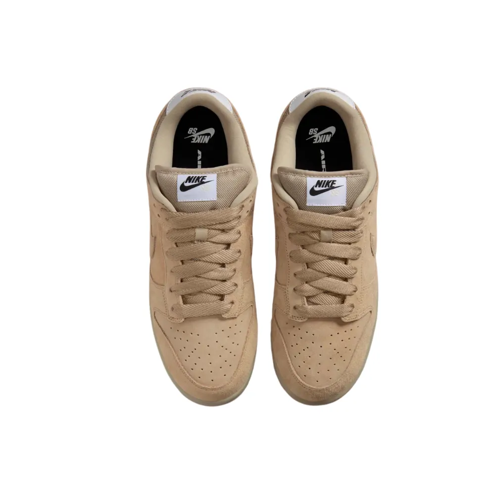 Nike SB Dunk Low Pro B Parachute Beige Desert Khaki White Iconic Sneakers