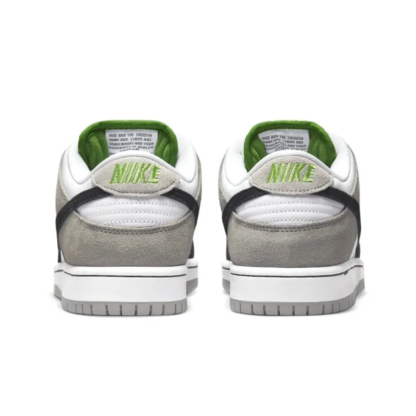 Nike SB Dunk Low Pro Chlorophyll GREY/WHITE-CHLOROPHYLL-BLACKc Iconic Sneakers