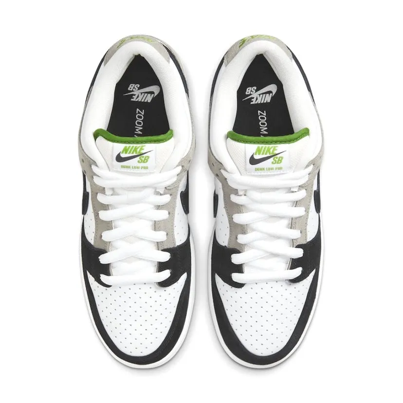 Nike SB Dunk Low Pro Chlorophyll GREY/WHITE-CHLOROPHYLL-BLACKc Iconic Sneakers
