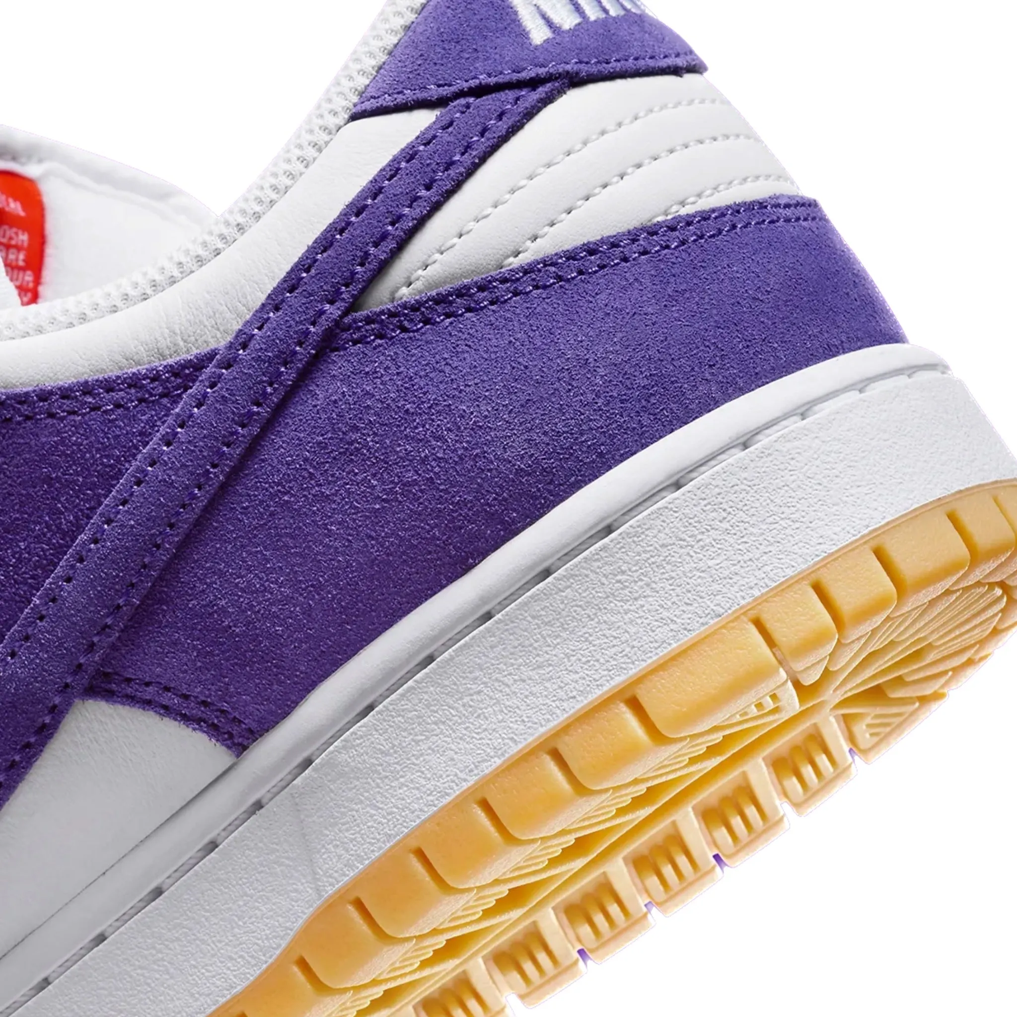 Nike SB Dunk Low Pro ISO Orange Label Court Purple White Gum Light Brown Iconic Sneakers
