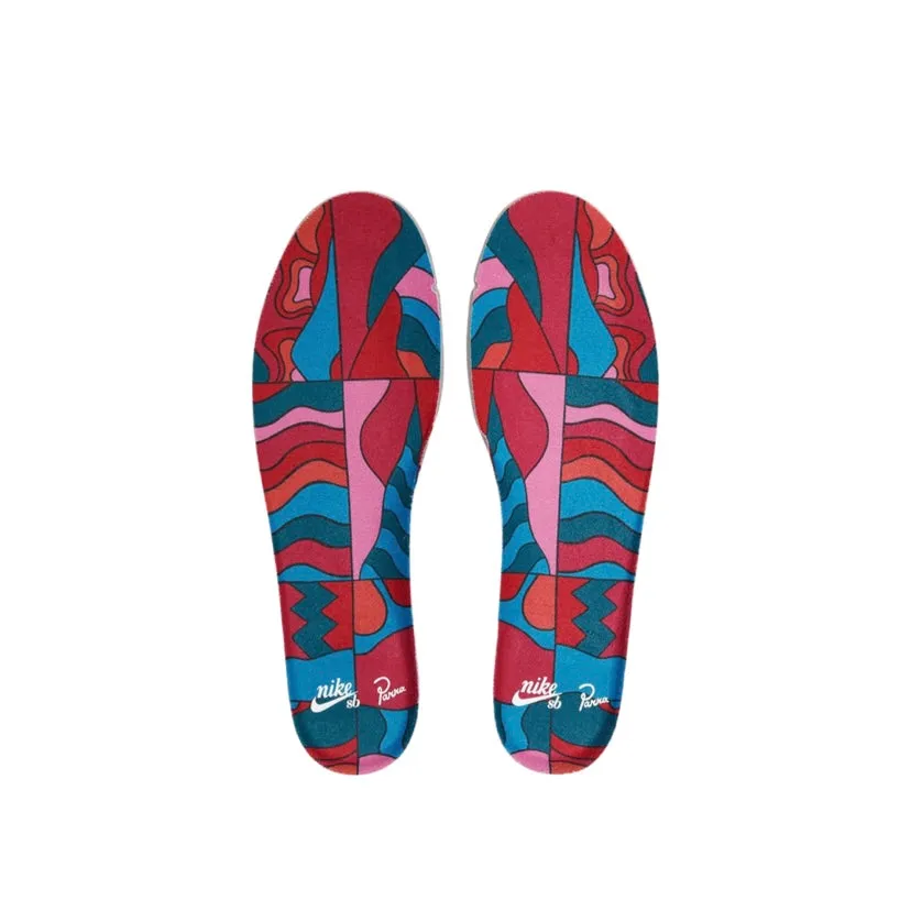 Nike SB Dunk Low Pro Premium QS Parra Fireberry Black Iconic Sneakers