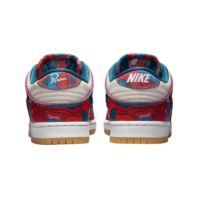 Nike SB Dunk Low Pro Premium QS Parra Fireberry Black Iconic Sneakers