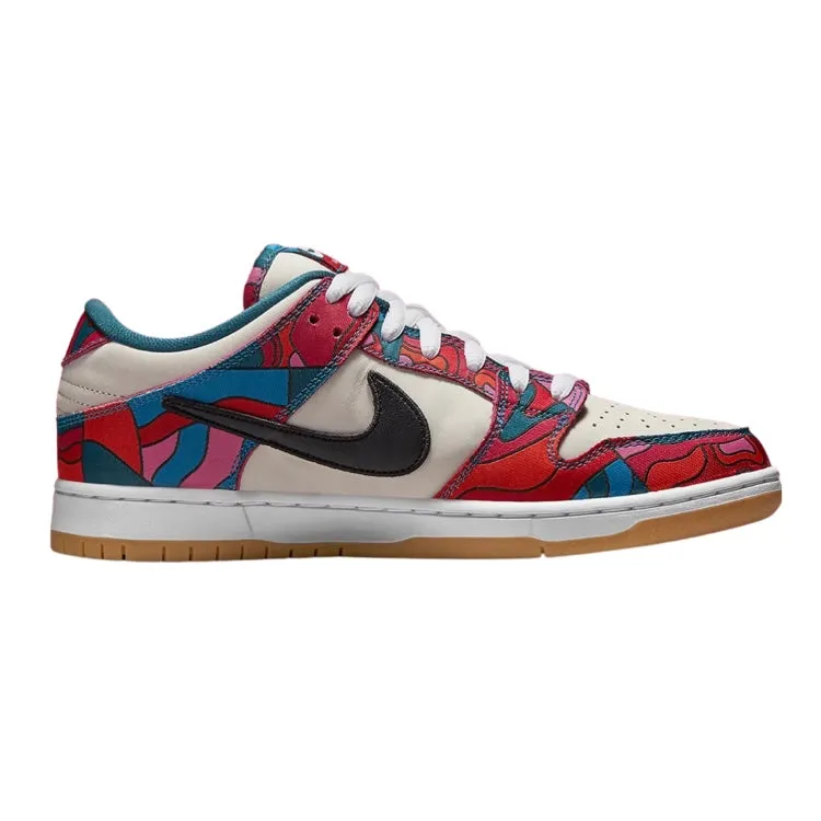 Nike SB Dunk Low Pro Premium QS Parra Fireberry Black Iconic Sneakers