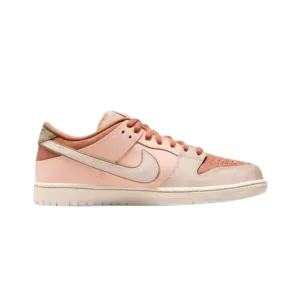 Nike SB Dunk Low Pro PRM Trocadero Gardens Amber Brown Guava Ice Crimson Tint Neutral Olive Pale Ivory Nike Dunk sneakers with classic silhouette