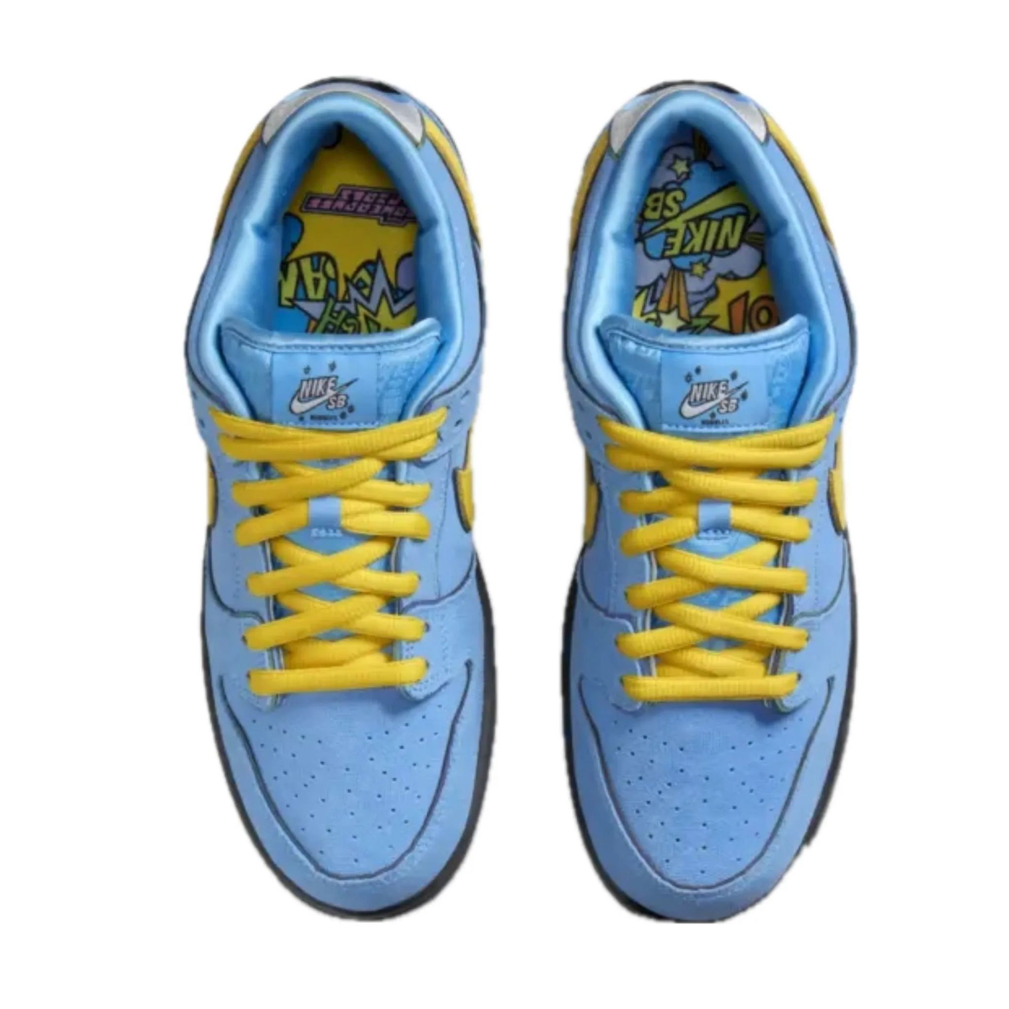 Nike SB Dunk Low Pro QS Powerpuff Girls Bubbles Mean Blue Chill Deep Royal Blue Iconic Sneakers
