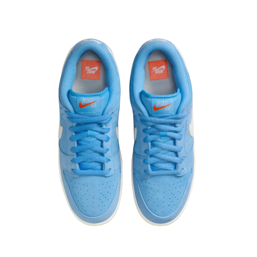 Nike SB Dunk Low Pro University Blue Gum Psychic Blue Light Brown Safety Orange Iconic Sneakers