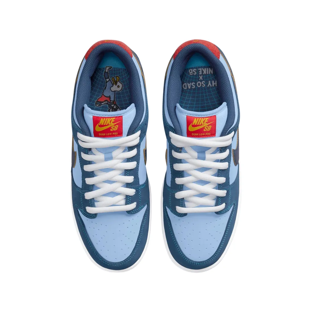 Nike SB Dunk Low Pro Why So Sad Coastal Blue Light Blue Light Current Blue Speed Iconic Sneakers
