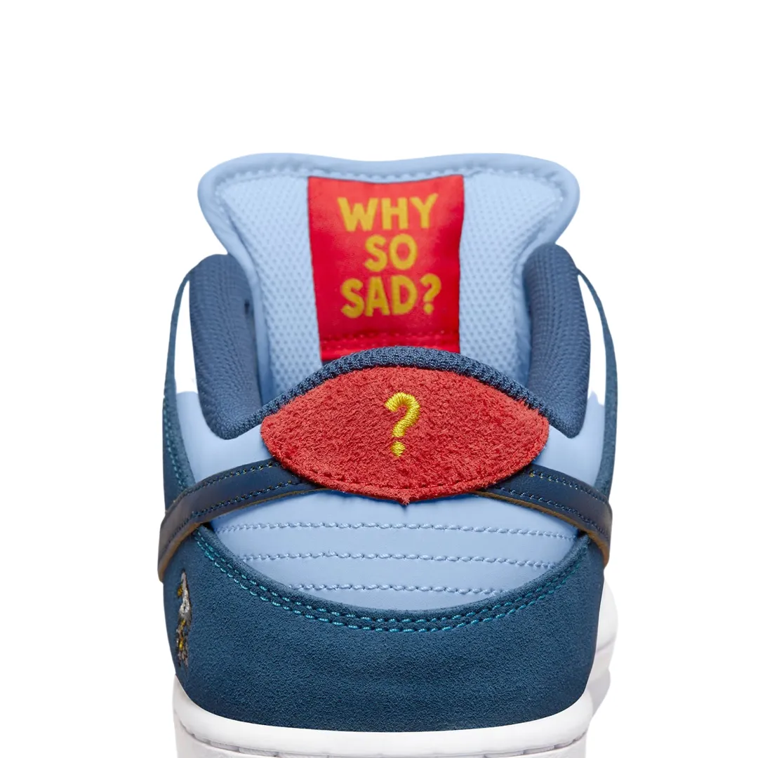 Nike SB Dunk Low Pro Why So Sad Coastal Blue Light Blue Light Current Blue Speed Iconic Sneakers