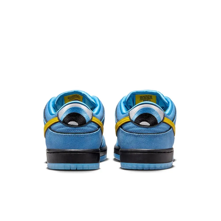 Nike SB Dunk Low (PS) The Powerpuff Girls Bubbles Blue Chill Deep Royal Blue Active Pink Iconic Sneakers