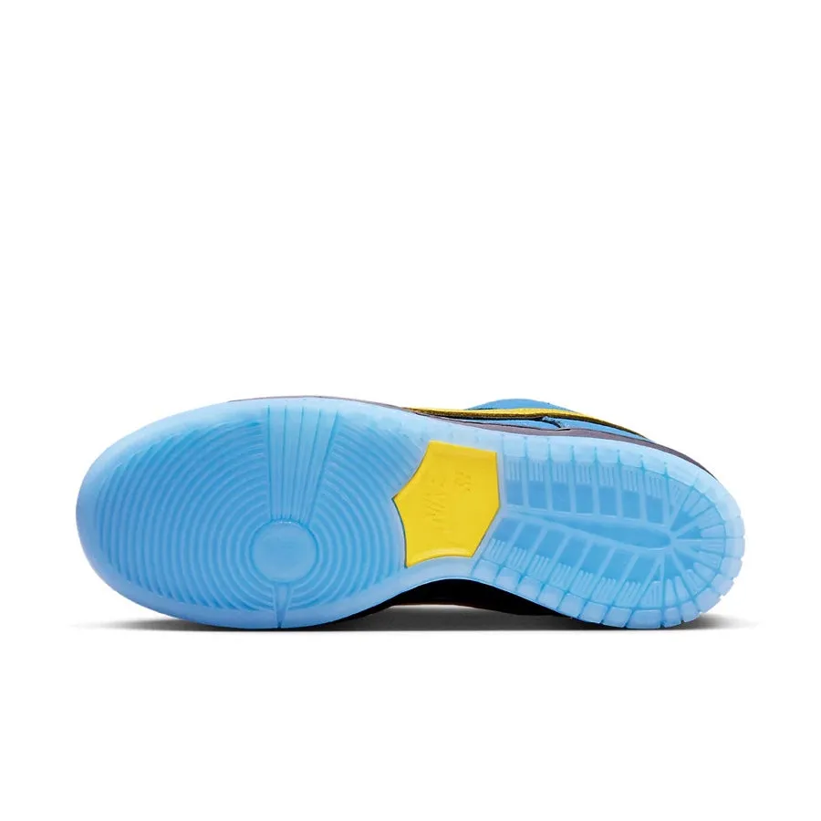 Nike SB Dunk Low (PS) The Powerpuff Girls Bubbles Blue Chill Deep Royal Blue Active Pink Iconic Sneakers