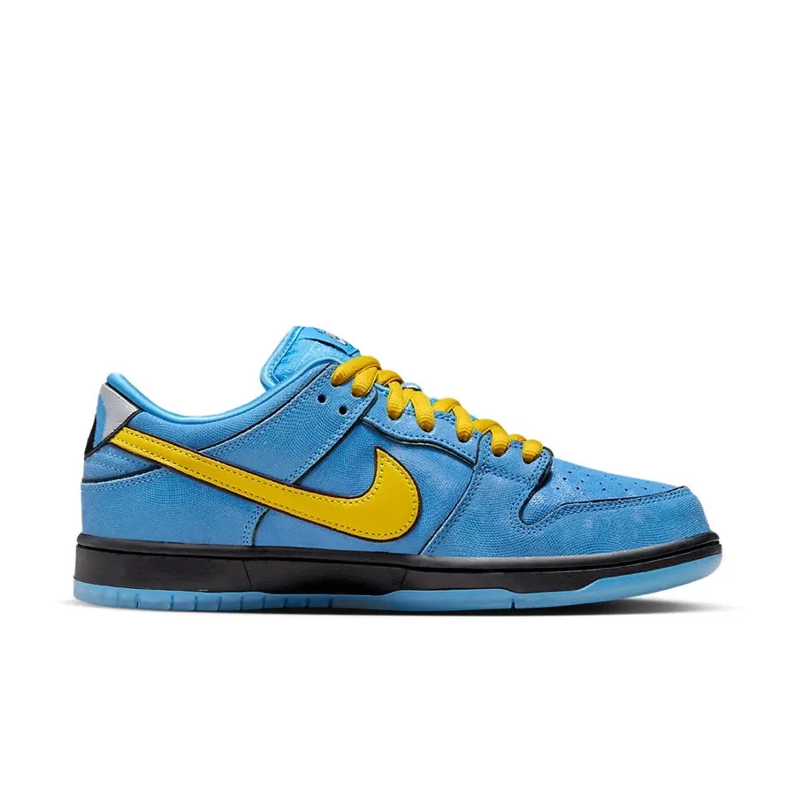 Nike SB Dunk Low (PS) The Powerpuff Girls Bubbles Blue Chill Deep Royal Blue Active Pink Iconic Sneakers