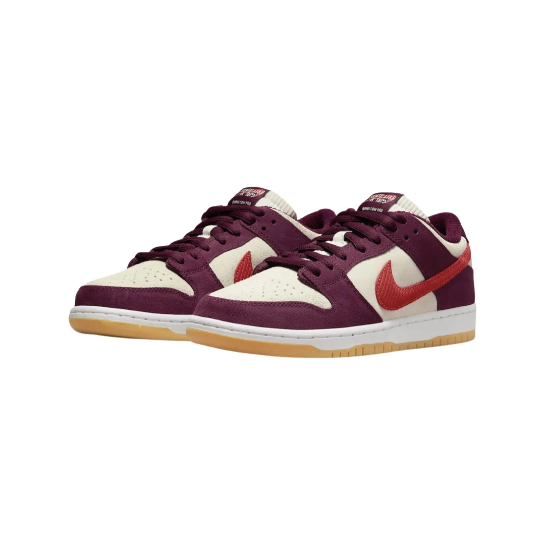 Nike SB Dunk Low QS Skate Like a Girl Dark Beetroot Light Crimson Iconic Sneakers